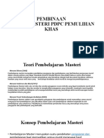 Cadangan Pembinaan Modul Masteri PDPC PMK