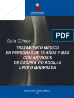 Guia Clinica Artrosis Minsal 2009