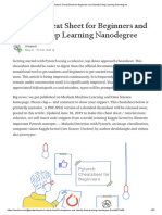 Pytorch Cheat Sheet for Beginners and Udacity Deep Learning Nanodegree