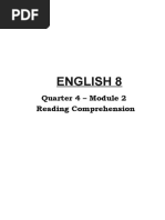 English 8: Quarter 4 - Module 2 Reading Comprehension