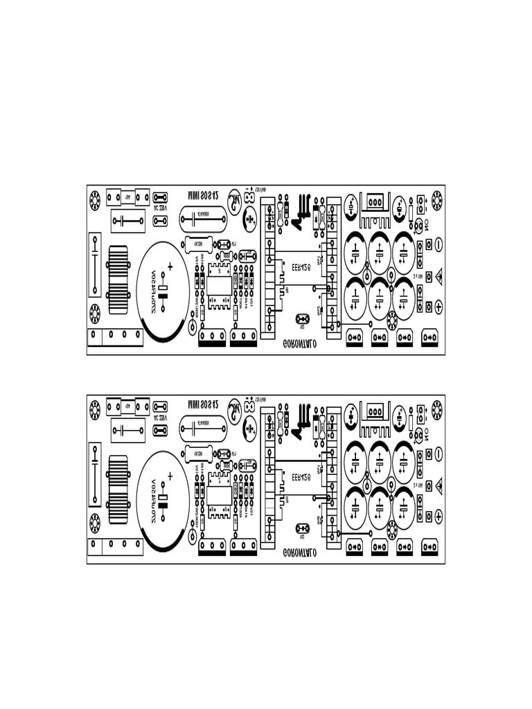 Mini SOS Detex Power Supply SMPS Untuk Amplifier D900-2 | PDF
