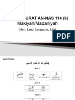 TAHFIDZ AL-AHAD SURAT AN-NAS 114 (6)