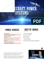 SPACecraft Power Systems