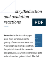 Chemistry - Reduction and Oxidation Reactions - Wikiversity