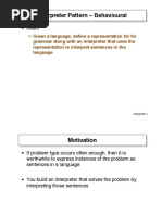 Interpreter Pattern - Behavioural!: - Intent"