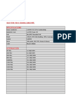 Gulf Star RG-6 Coaxial Cable Specs & Attenuation Ratings