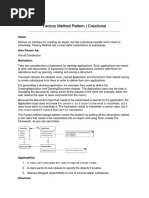 Factory Method Pattern