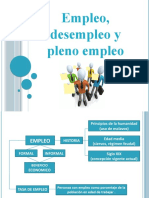 Empleo Desempleo y Pleno Empleo