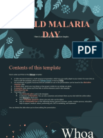 World Malaria Day by Slidesgo