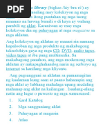Download Ang Aklatan o Library by Ms 37osA SN51097735 doc pdf