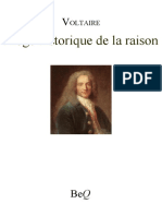 Teks Voltaire L'Éloge historique de la Raison
