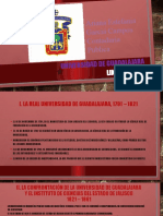 Linea Del Tiempo de La Univerdad de Guadalajara (Udg)