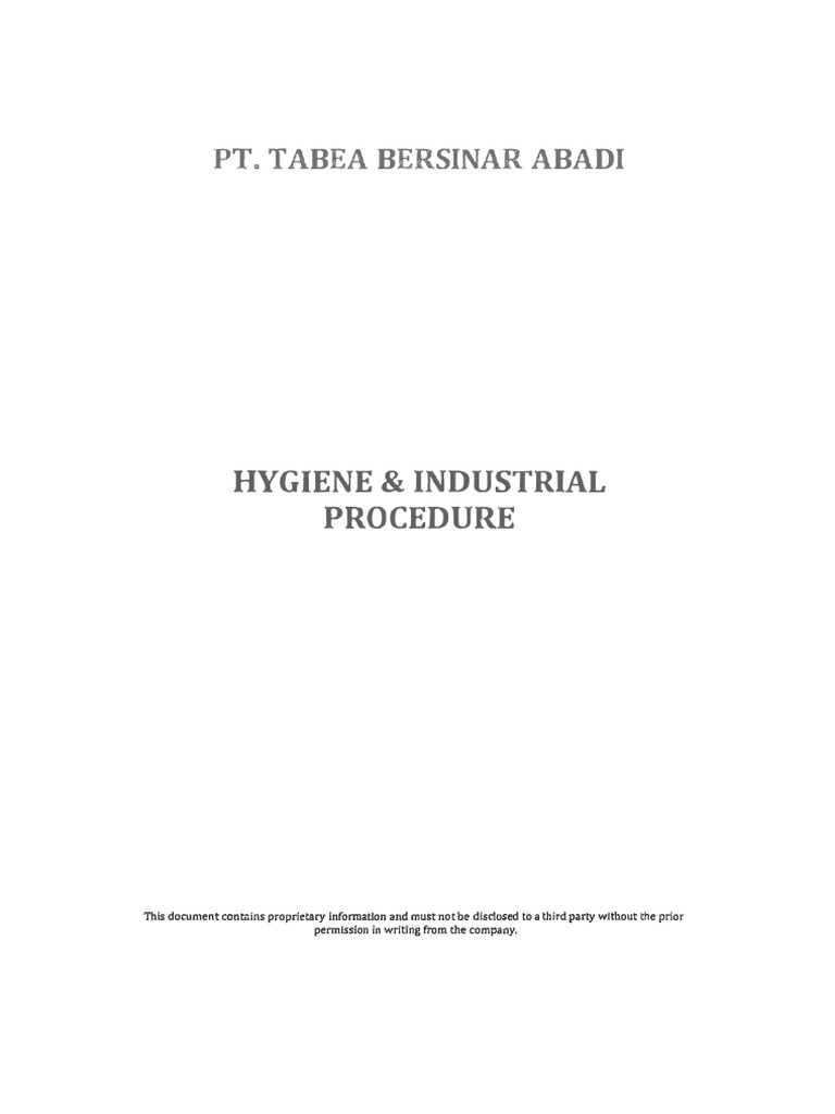 Industrial Hygiene Procedures Overview | PDF | Occupational Hygiene ...