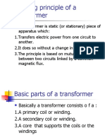 Working Principle of A Transformer