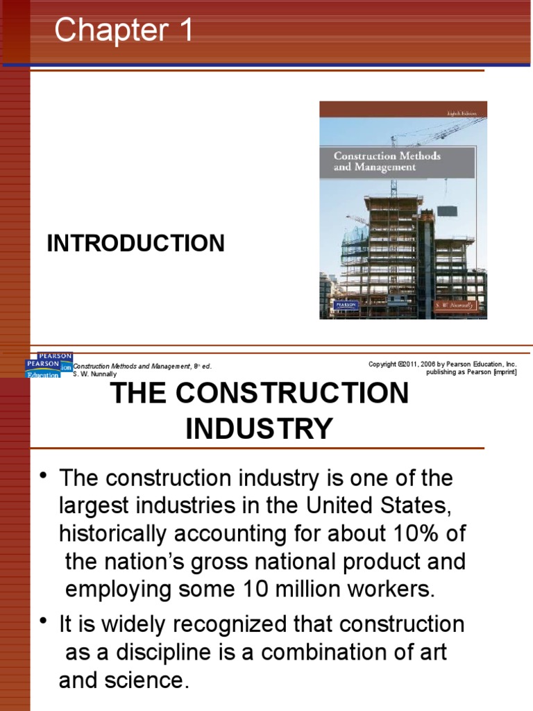 Publishing As Pearson (Imprint) S. W. Nunnally Construction Methods