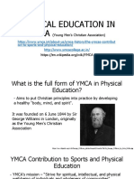 Physical Education in Ymca Masters