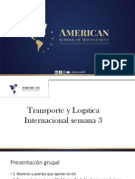 Transporte y Logstica Internacional Semana 3