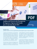 02 Análisis Proyecto Presupuesto 2019