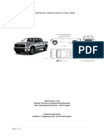 Vibration Analysis of the Toyota Tundra Suspension System