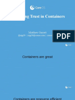 Improving Trust in Containers: Matthew Garrett