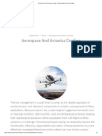 Aerospace and Avionics Liquid Cooling - Mikros Technologies
