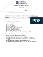 Endeqn30 - Differential Equations Assignment #1