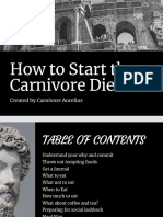 How To Start The Carnivore Diet: Created by Carnivore Aurelius