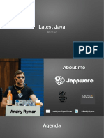 Latest developments in Java SE 12