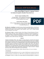 English Language Attitude Among Filipino Prospective Language Teachers: An Analysis Through The Mentalist Theoretical Lens