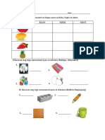 test in Scinece firstqtr