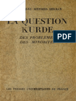 Mehmet Şükrü Sekban-Kürt Meselesi-Question Kurde-1933