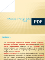 Influences of Foreign Culture On Student Youth