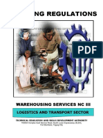 Warehousing Services NC III