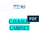 COSHH Cabinet sign
