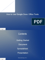 How to Use Google Docs - Office Tools