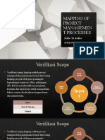 Mapping of Project Management Processes