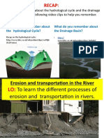 River Erosion and Transportation