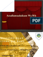 Business Plan - Muhammad Digo (19323037)