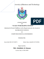 Bangladesh University Ticket Purchasing System Report