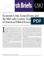 Economic Crisis, General Laws, and The Mid 19th Century Transformation of American Political Economy