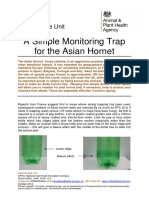 A Simple Asian Hornet Monitoring Trap