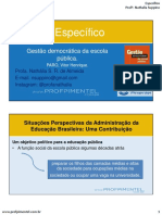 PARO, Vitor Henrique. Gestão Democrática Da Escola Pública - Parte II