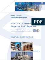 FIDIC 2007 Singapore Brochure Conference Preview