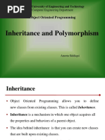 Inheritance and Polymorphism: Object Oriented Programming