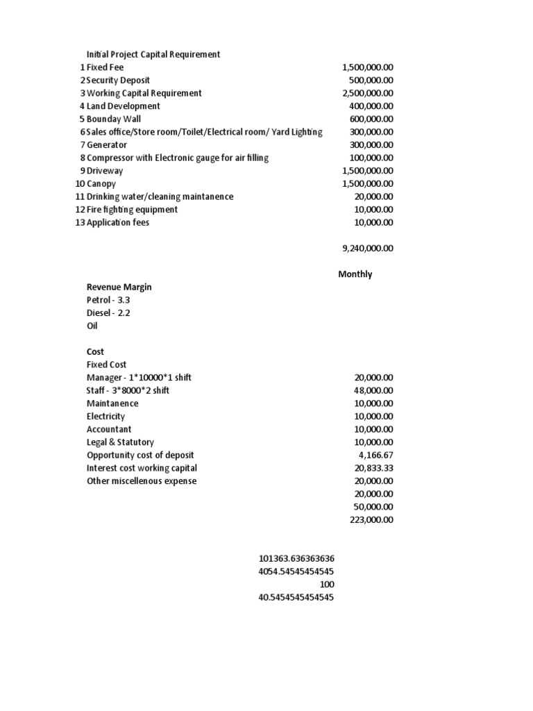 Petrol Pump Project Report | PDF | Business | Energy And Resource