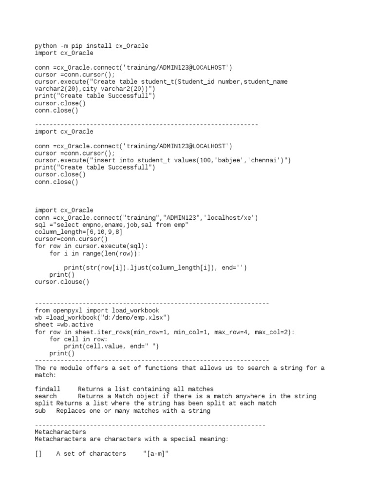 Python | PDF | Notation | Computer Science
