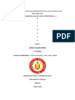 Analisa Data Tugas Mandiri Pertemuan 4 Arman Saleh Pohan.