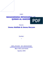Bagaimana Menghafal Al-Qur'an Al Karim (Ummu Abdillah & Ummu Maryam)