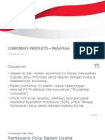 CORP PRODUCTS - PAA/PSAA