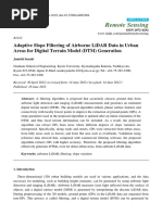 Adaptive Slope Filtering of Airborne LiDAR Data in